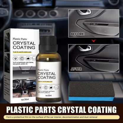 🚗49% OFF 🔥Car Plastic Parts Refurbish Agent With Sponge