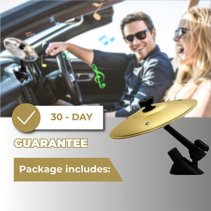🔥Mini Car Drum Cymbal – Air Vent Mount with Adjustable🚗