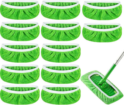 Reusable Microfiber Mop Pads for Flat Mop – Wet & Dry Cleaning Refills