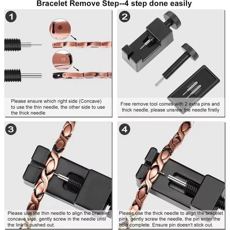 🔥99.9% Pure Copper Magnetic Bracelet--Relieve fatigue and promote blood circulation