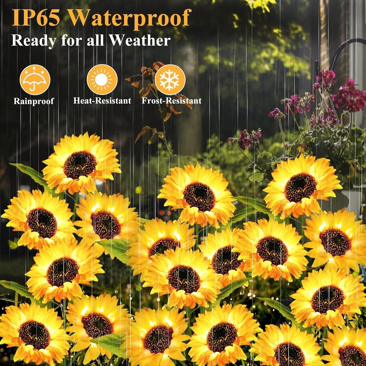 🌻Sunflower Solar Powered Lights for Garden