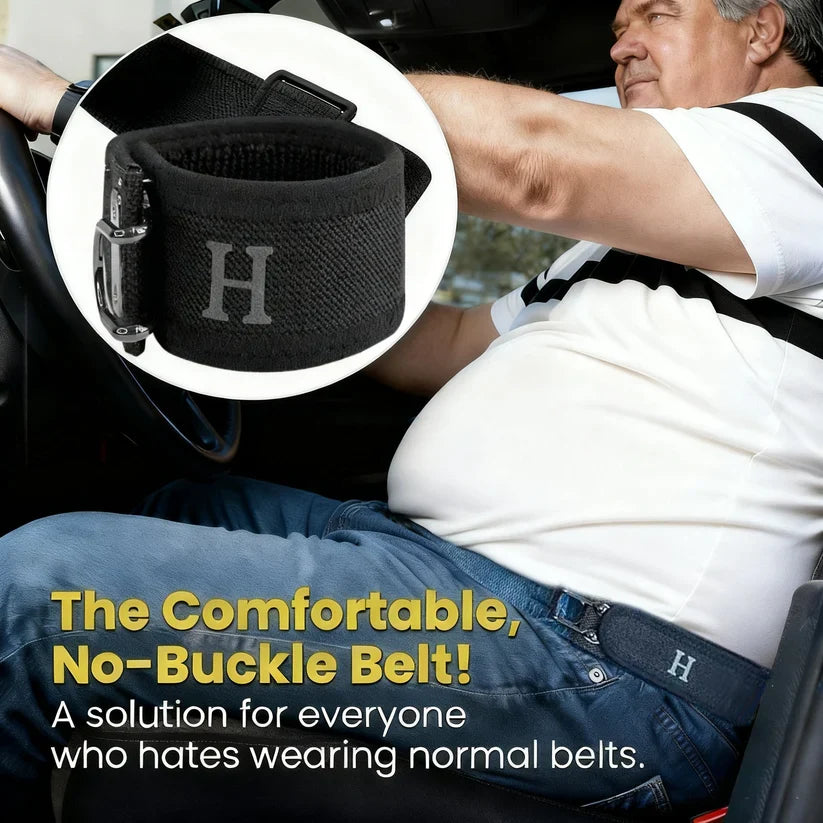 Invisible No-Buckle Elastic Belt - Adjustable Tactical Hook