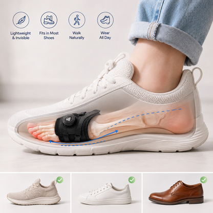 Adjustable Dial Big Toe Straightener – Comfortable Bunion Corrector Support