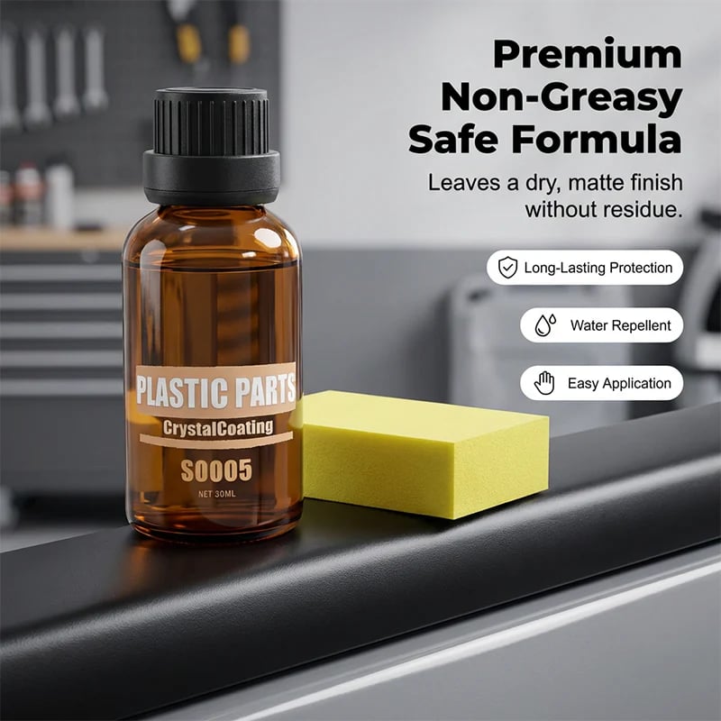 🎁2026 New Upgrade🚗Car Plastic Parts Crystal Coating Restorer