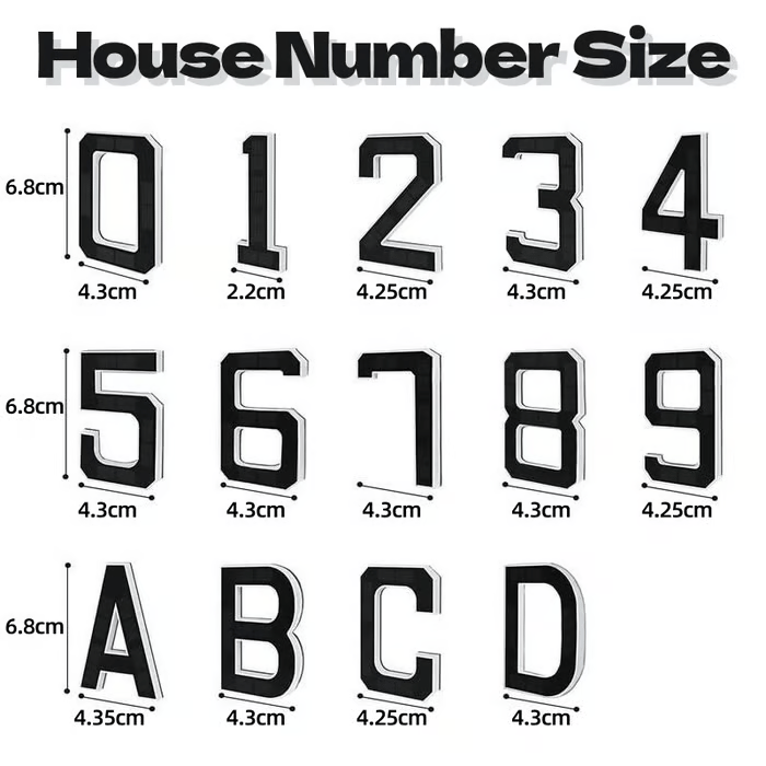 🏡 Upgrade Your Home's Curb Appeal – 49% OFF – ✨ Modern LED House Number Light – For Stylish, All-Night Visibility!