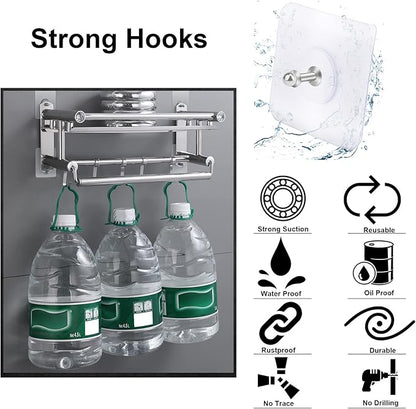 🏆 75K+ SOLD! 🥇49.9% OFF This Week - Adhesive Frame Hooks Wall Mount Self-Adhesive Hooks