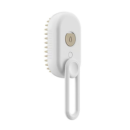 🐾Premium 3-in-1 Electric Pet Steam Brush - Steam, Massage & Hair Removal