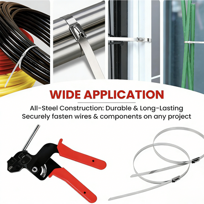 Stainless Steel Cable Tie Tool Self-locking Fastener