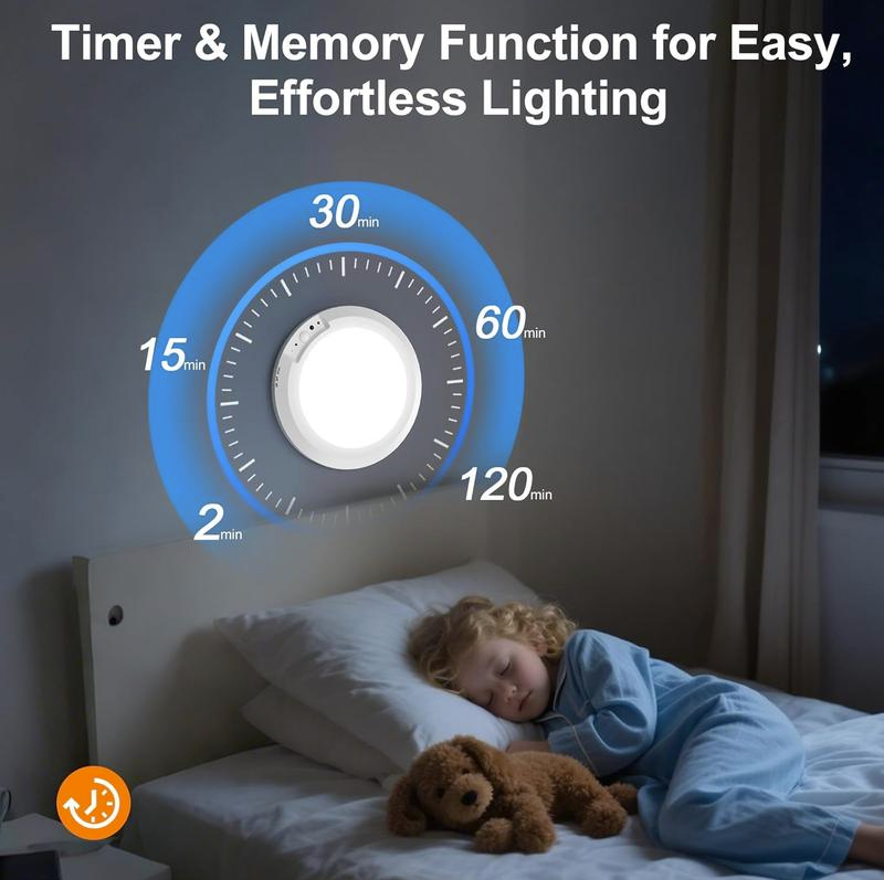 Rechargeable Motion Sensor LED Ceiling Light with Remote