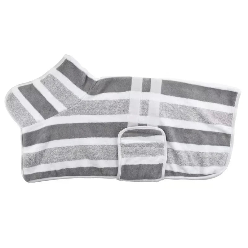 🐶 Pet Quick-Dry Bathrobe Towe