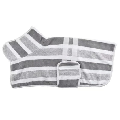 🐶 Pet Quick-Dry Bathrobe Towe