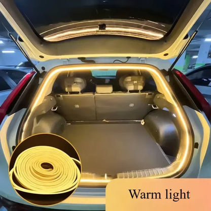 Universal Automatic Led Trunk Light Automatic Sensor Car Trunk Light Strip with Dynamic Flowing Illumination for Fit Easy
