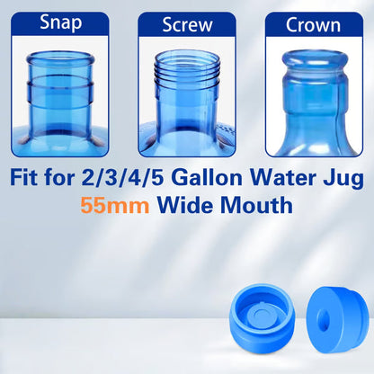 Reusable Silicone Water Jug Caps