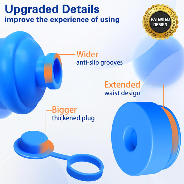 Reusable Silicone Water Jug Caps