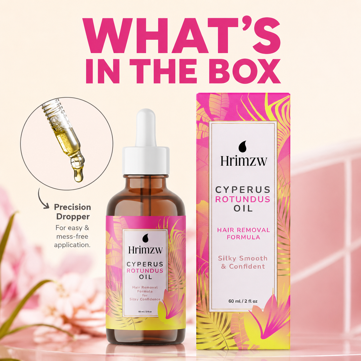 Cyperus Rotundus Oil | Hair Removal Formula