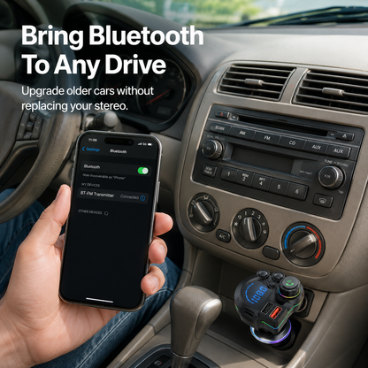 Bluetooth FM Transmitter for Cars