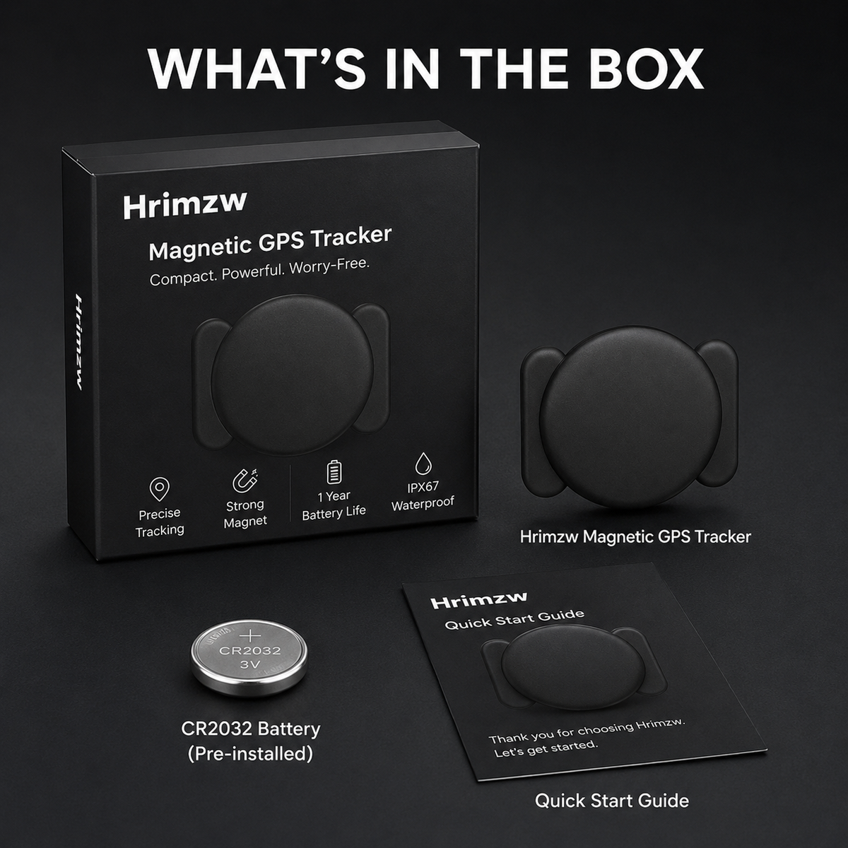 HRiMZW™ Magnetic GPS Tracker