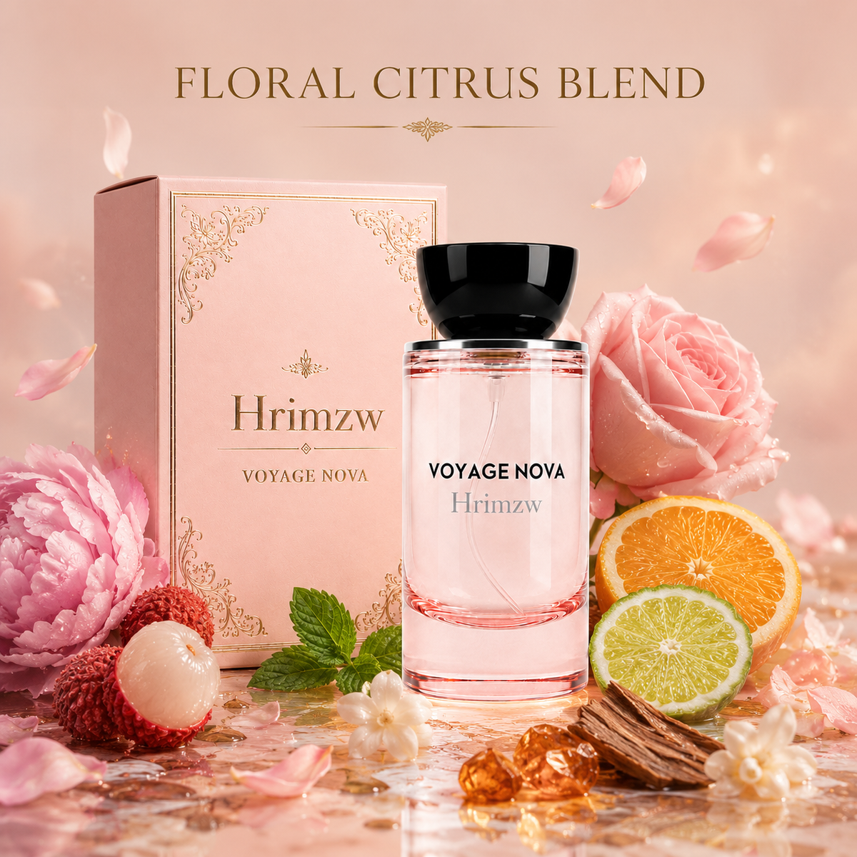 Lychee Rose Floral Gourmand Parfum
