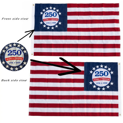 250th Anniversary USA Flag