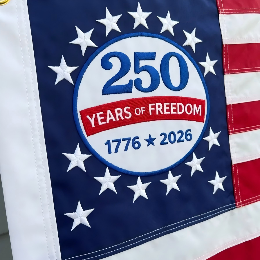 250th Anniversary USA Flag