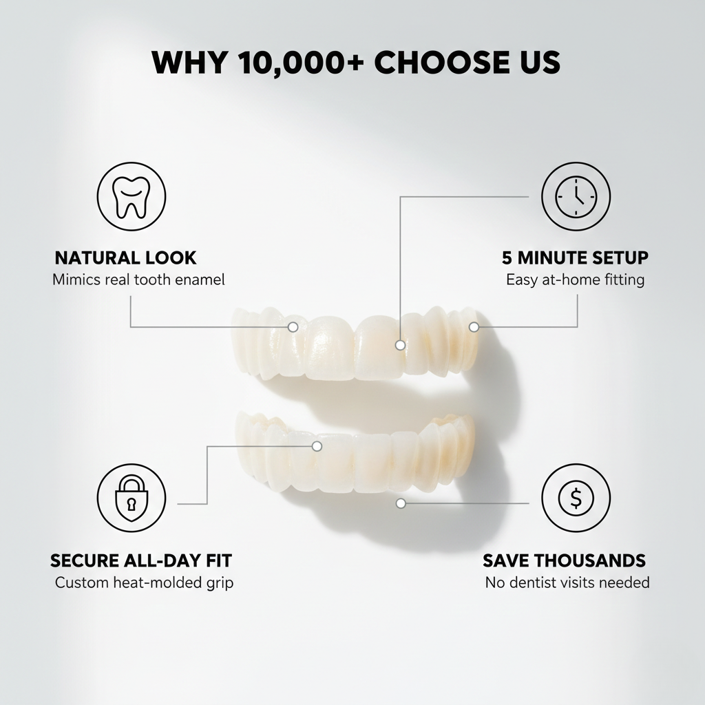 The AuraSmile Veneers - Perfect Smile in 5 Minutes, Dentist-Free Results, and Confidence Boost + 50% OFF
