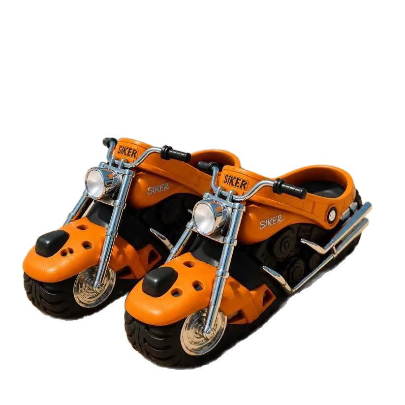 Funny motorcycle slippers