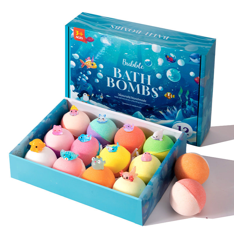 🔥Limited Time Promotion 50% OFF🔥12-Piece Bath Bomb Gift Set for Kids
