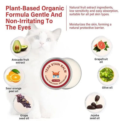🐱🐶Pet Tear Stain Protection Cream & Brush Set