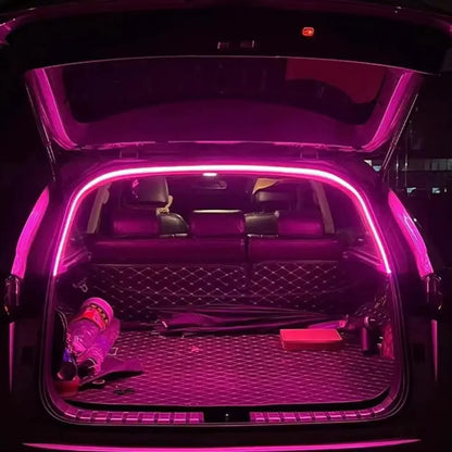 Universal Automatic Led Trunk Light Automatic Sensor Car Trunk Light Strip with Dynamic Flowing Illumination for Fit Easy