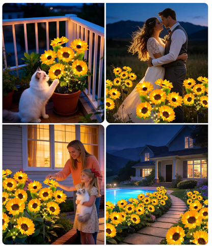 🌻Sunflower Solar Powered Lights for Garden