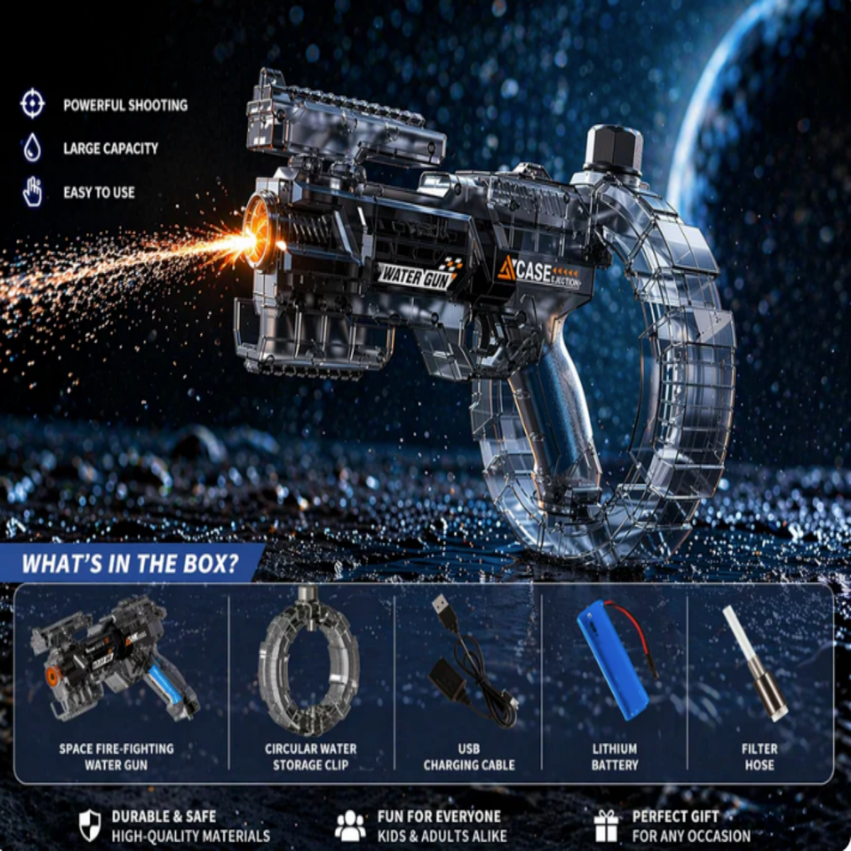 💦Hrimzw™ Automatic Electric Water Gun 🎯 Ultimate Summer Combat Blaster