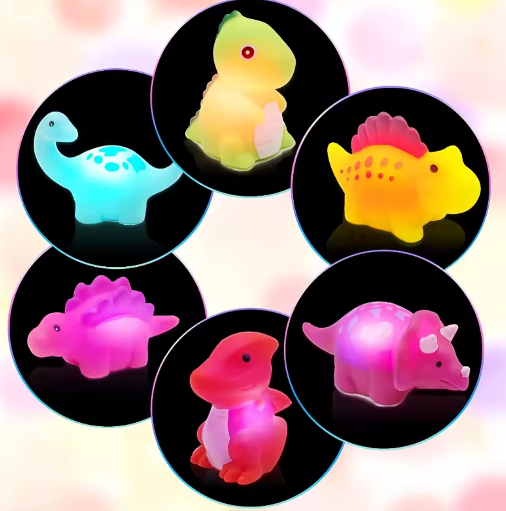 DinoGlow™ Light-Up Bath Toy Set