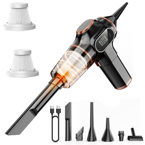 Skglm™ Insanely Powerful Cordless Car Vacuum — 19000Pa, 6-in-1 Deep-Clean System