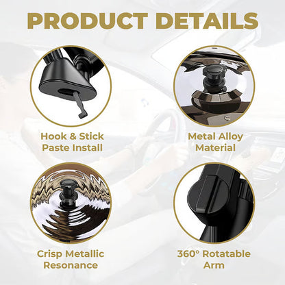 🔥Mini Car Drum Cymbal – Air Vent Mount with Adjustable🚗