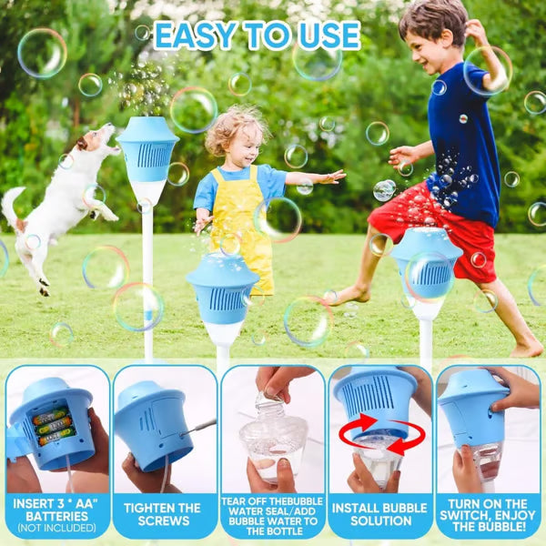 LAST DAY SALE 49% -🔥Automatic Handheld Bubble Machine for Kids