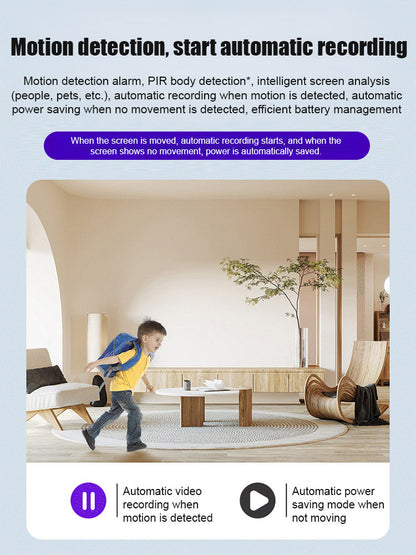 🔥 【Mini WiFi Security Camera – 1080P HD Night Vision】💯Tiny and installs in 1 second ⚠️Remote real-time viewing