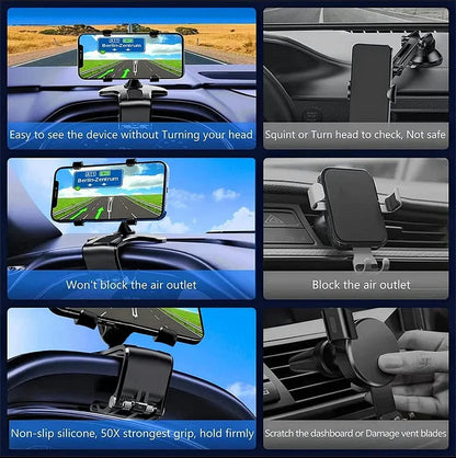 360°Adjustable Car Dashboard Mobile Phone Holder
