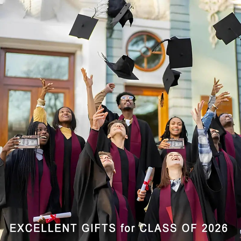 🎓 Class of 2026 Graduation Money Box – Wooden Cash Gift Holder