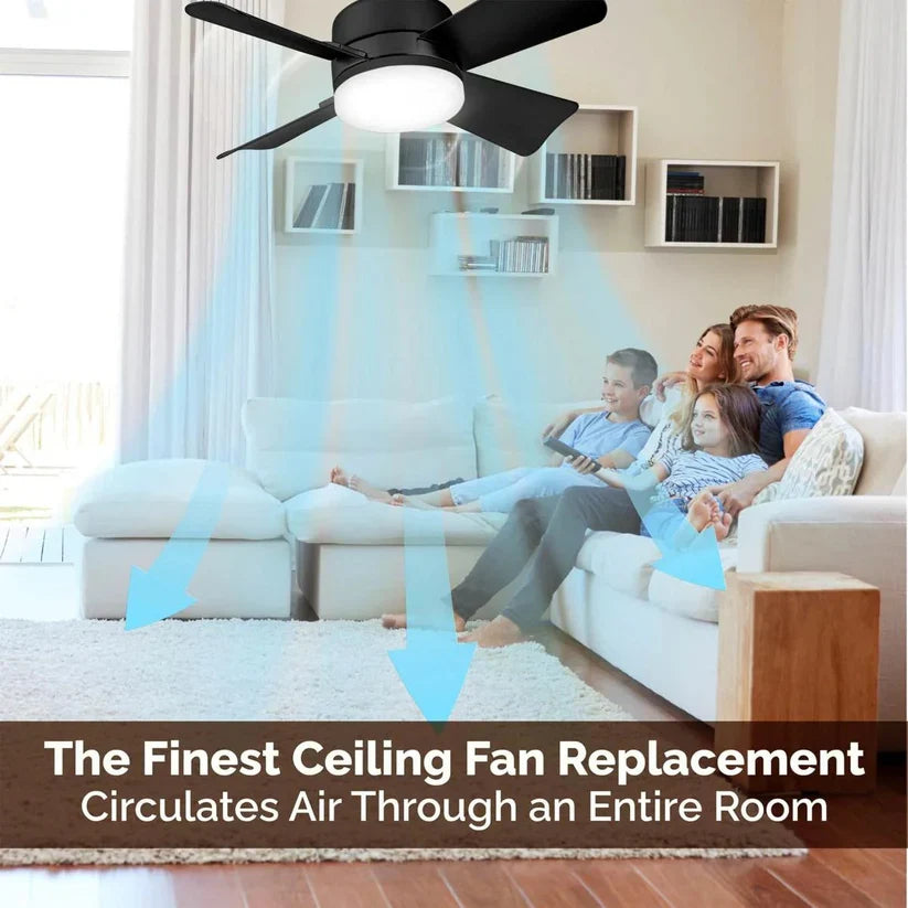 🎁 2-in-1 Portable Ceiling Fan with Light (Includes Remote Control)
