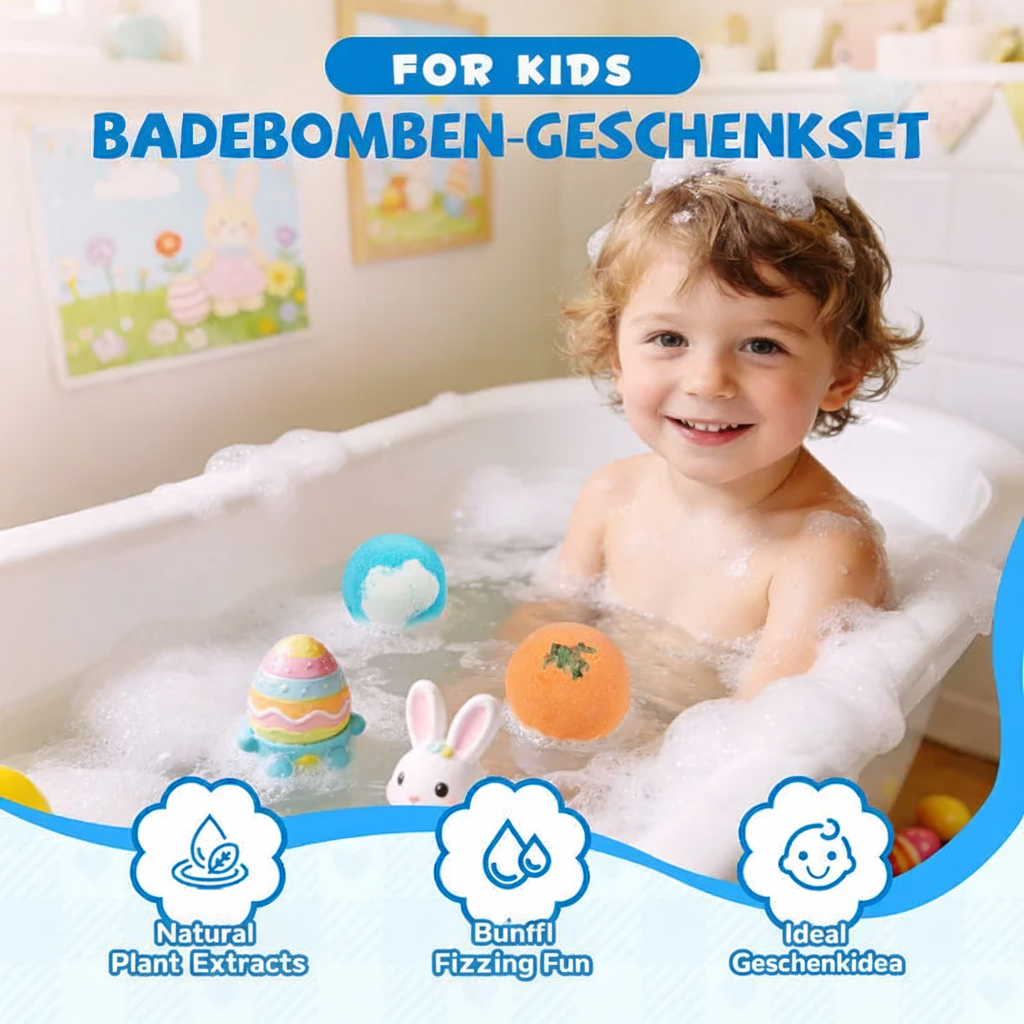 🔥Limited Time Promotion 50% OFF🔥12-Piece Bath Bomb Gift Set for Kids