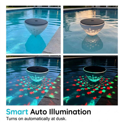 🐟✨Solar Floating Pool Light with Magical Fish Projection 🌊💡