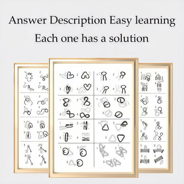 The Best Gift🎁 Metal Montessori Puzzle Solving