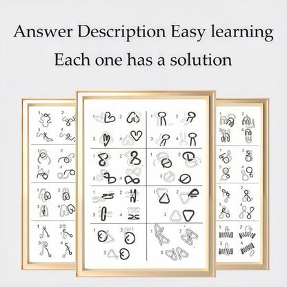 The Best Gift🎁 Metal Montessori Puzzle Solving
