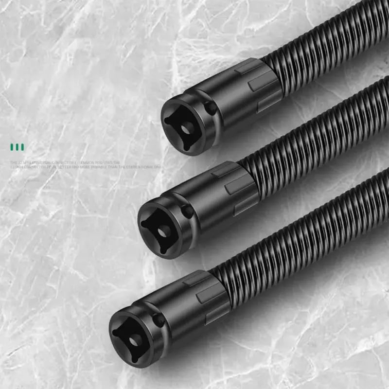 🛠️  Flexible Shaft Extension Extender Torque Socket - 🔧Bend, Twist, Conquer Tight Spaces