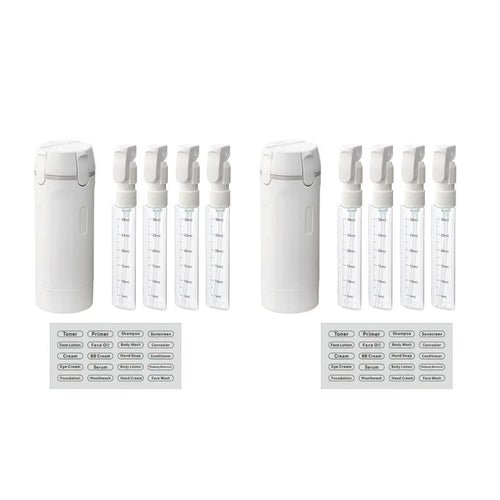 4-in-1 Leakproof Rotatable Travel Dispenser Set