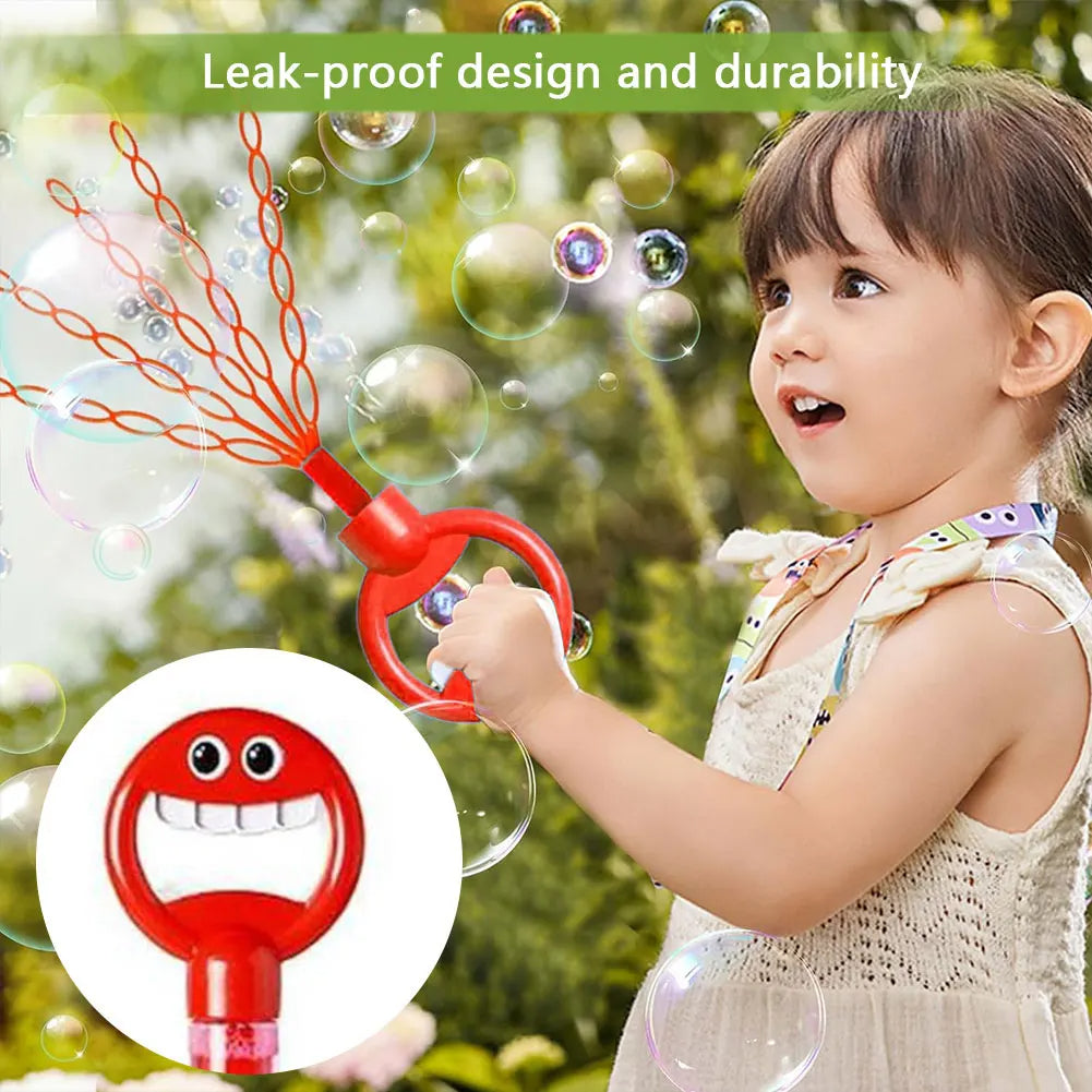 32 Hole Smiling Face Bubble Wand