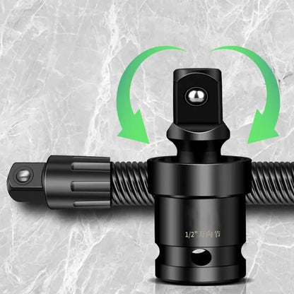 🛠️  Flexible Shaft Extension Extender Torque Socket - 🔧Bend, Twist, Conquer Tight Spaces