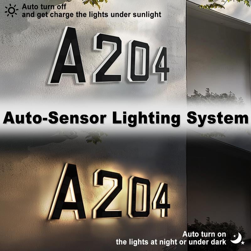 🏡 Upgrade Your Home's Curb Appeal – 49% OFF – ✨ Modern LED House Number Light – For Stylish, All-Night Visibility!