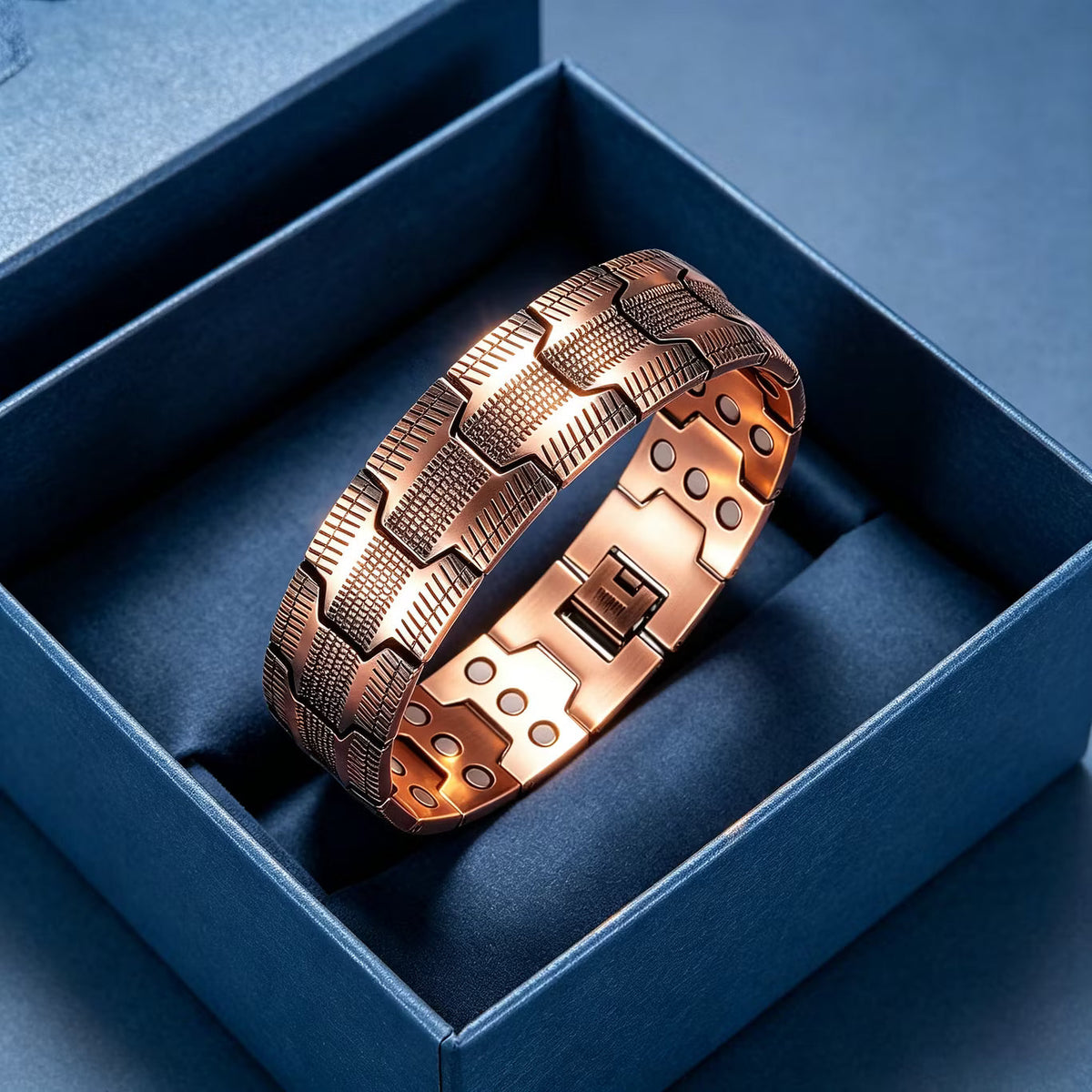 🔥99.9% Pure Copper Magnetic Bracelet--Relieve fatigue and promote blood circulation