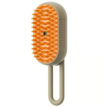 🐾Premium 3-in-1 Electric Pet Steam Brush - Steam, Massage & Hair Removal